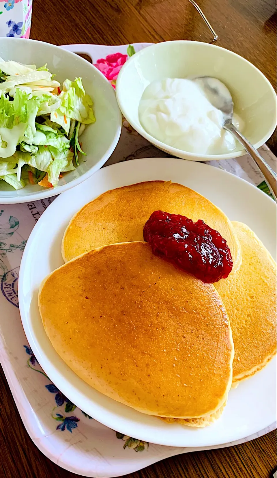 パンケーキ朝食🥞🍴|ちはるさん