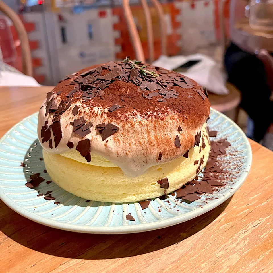 French caramel custard soufflés pancake|skyblueさん