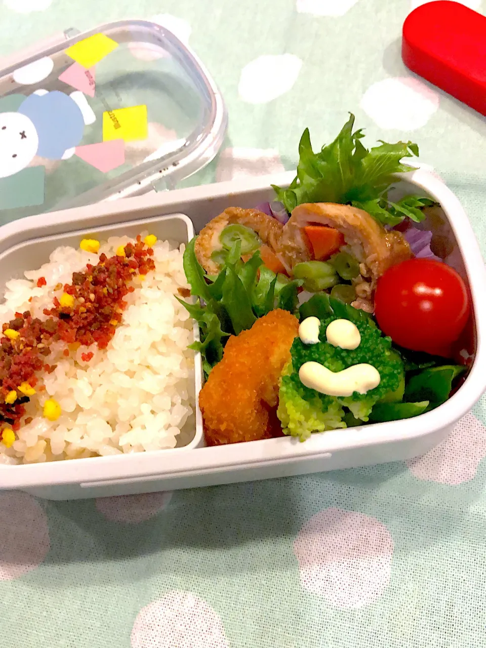 2023.4.12  ✰︎今日のお弁当✰︎豚肉で八幡巻✰︎|rinrin*mama*さん