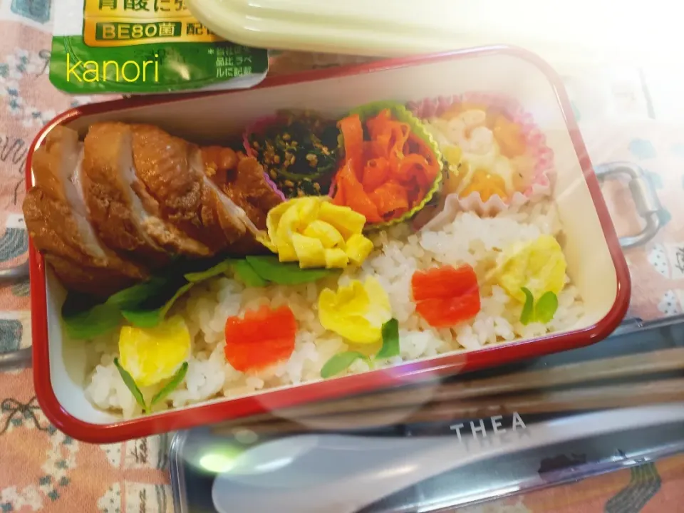 Snapdishの料理写真:JK弁当～③～チューリップ🌷弁当|かのりさん