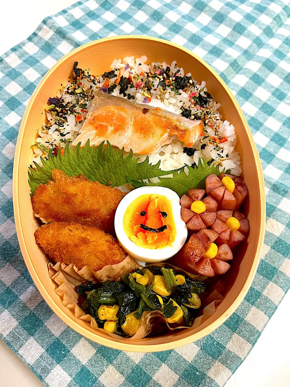 Snapdishの料理写真:今日の次男弁当|yuri moriさん