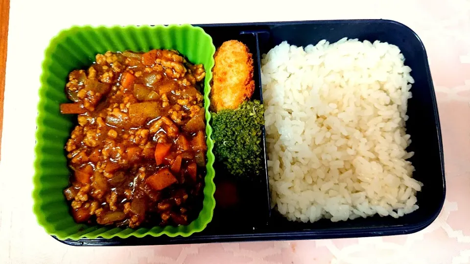 キーマカレーライス❤️旦那さんお弁当❤️|かおるcitronさん