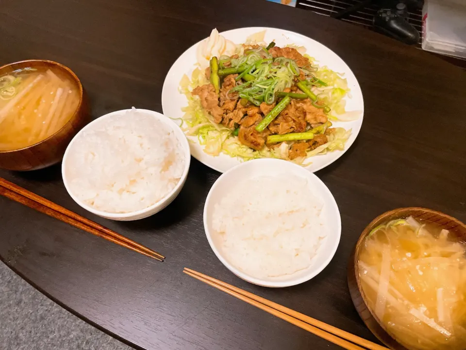 豚肉とニンニクの芽の炒め物|ゆぅさん