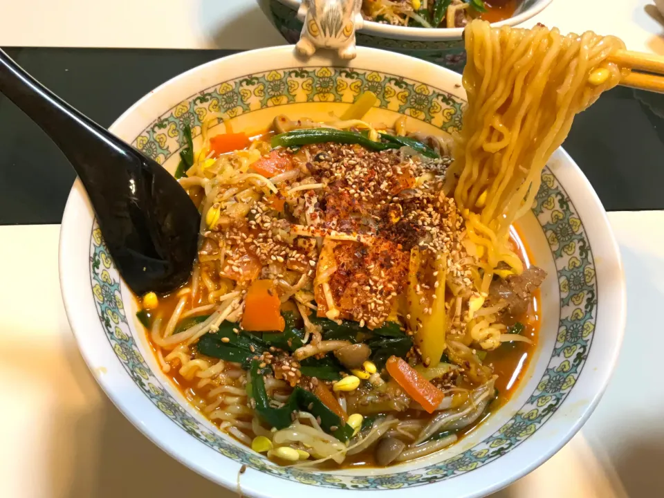 お家でサリ麺で作るカルビ麺|Takeshi  Nagakiさん