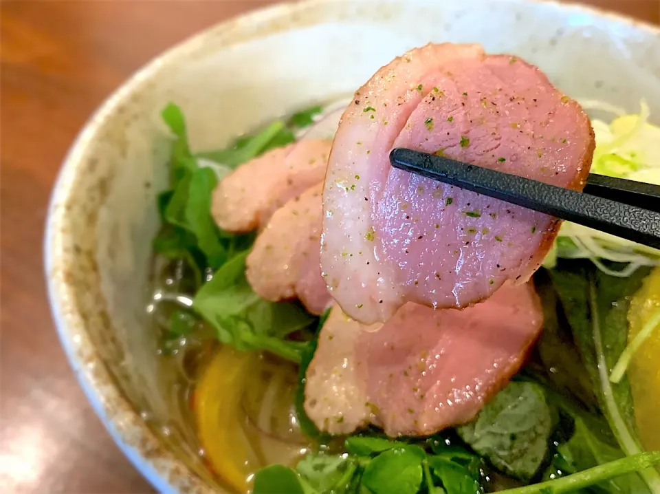 彩り野菜と合鴨ロースのそうめん|半田手延べそうめんの店 阿波や壱兆さん