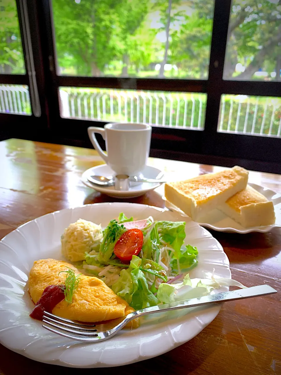 Snapdishの料理写真:モーニング　サラダセット|みゃ〜・はつさん