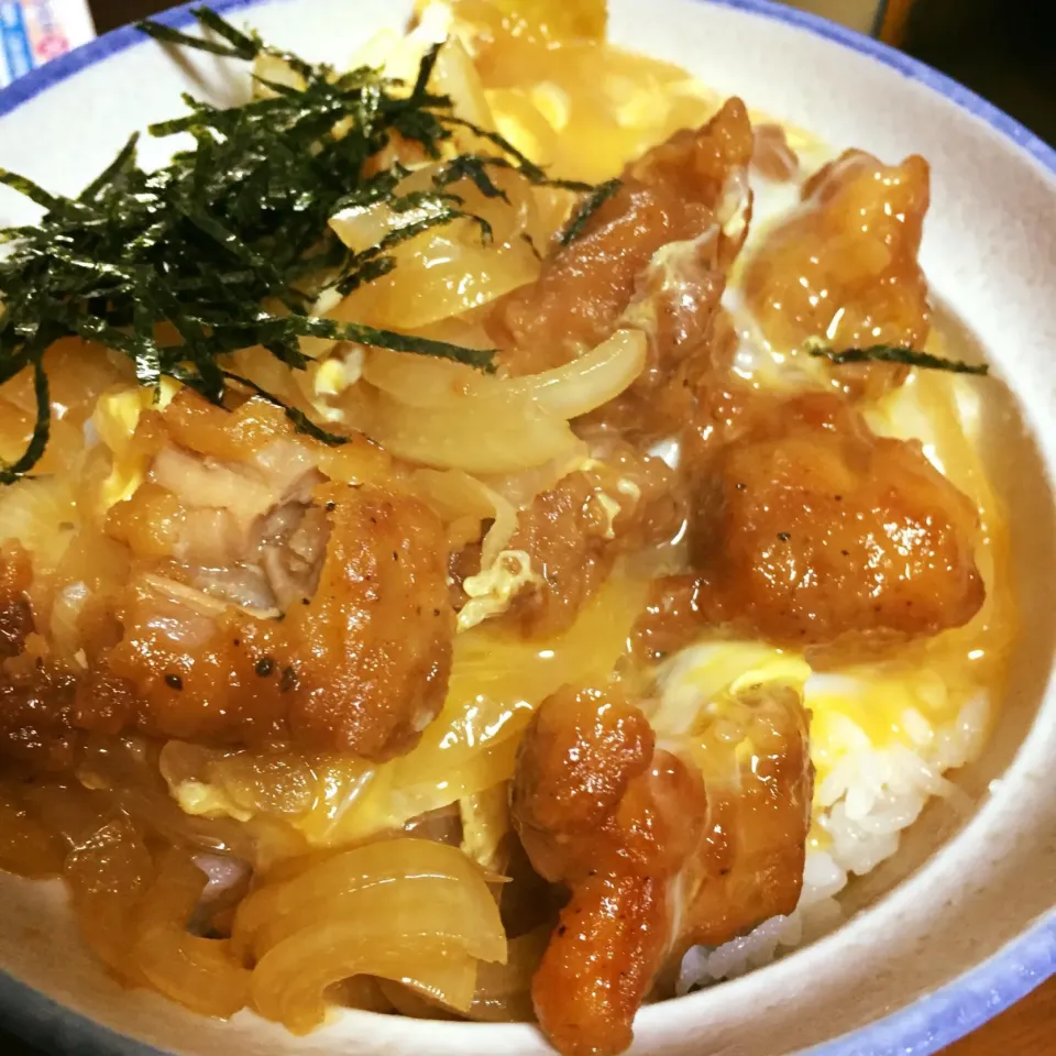 お手軽に唐揚げ🍗丼|kazzz3さん