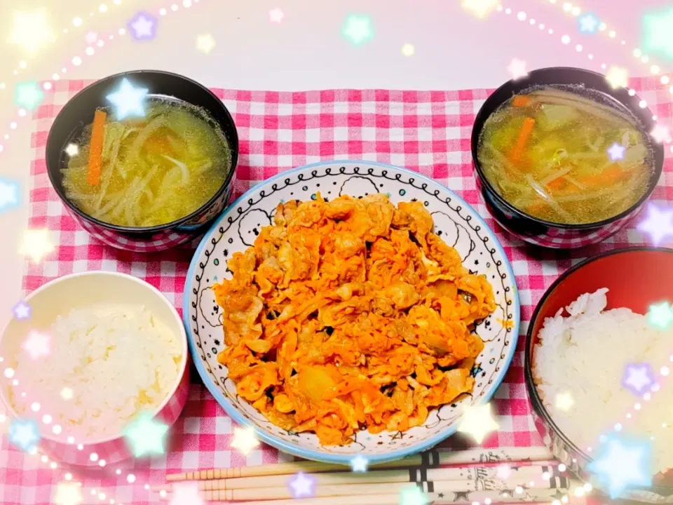 Snapdishの料理写真:豚キムチ♥️|愛姫さん