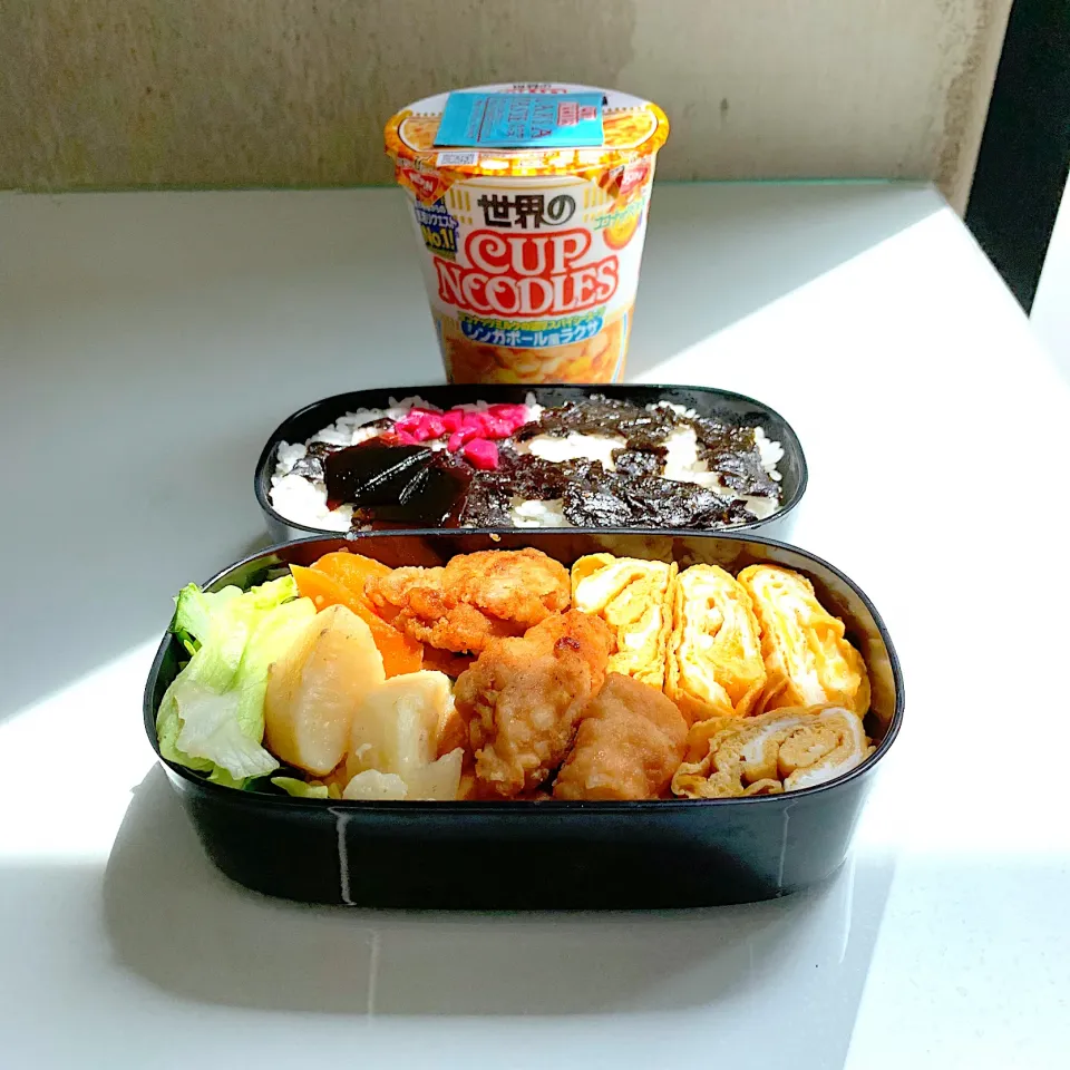 Snapdishの料理写真:今日のお弁当‼︎ 14 April|Yoshinobu Nakagawaさん