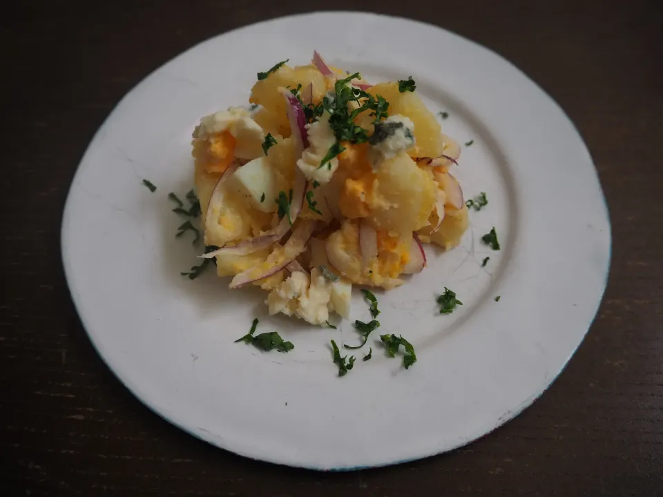 @きなこさんの料理 🔷🥔新じゃがと🐣玉子のサワー🧀ゴルゴンポテサラ🔷|seiko_funfoodさん