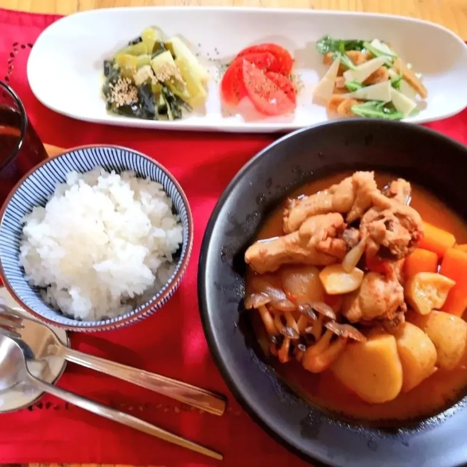 鶏手羽元炊飯器煮|みきやんさん