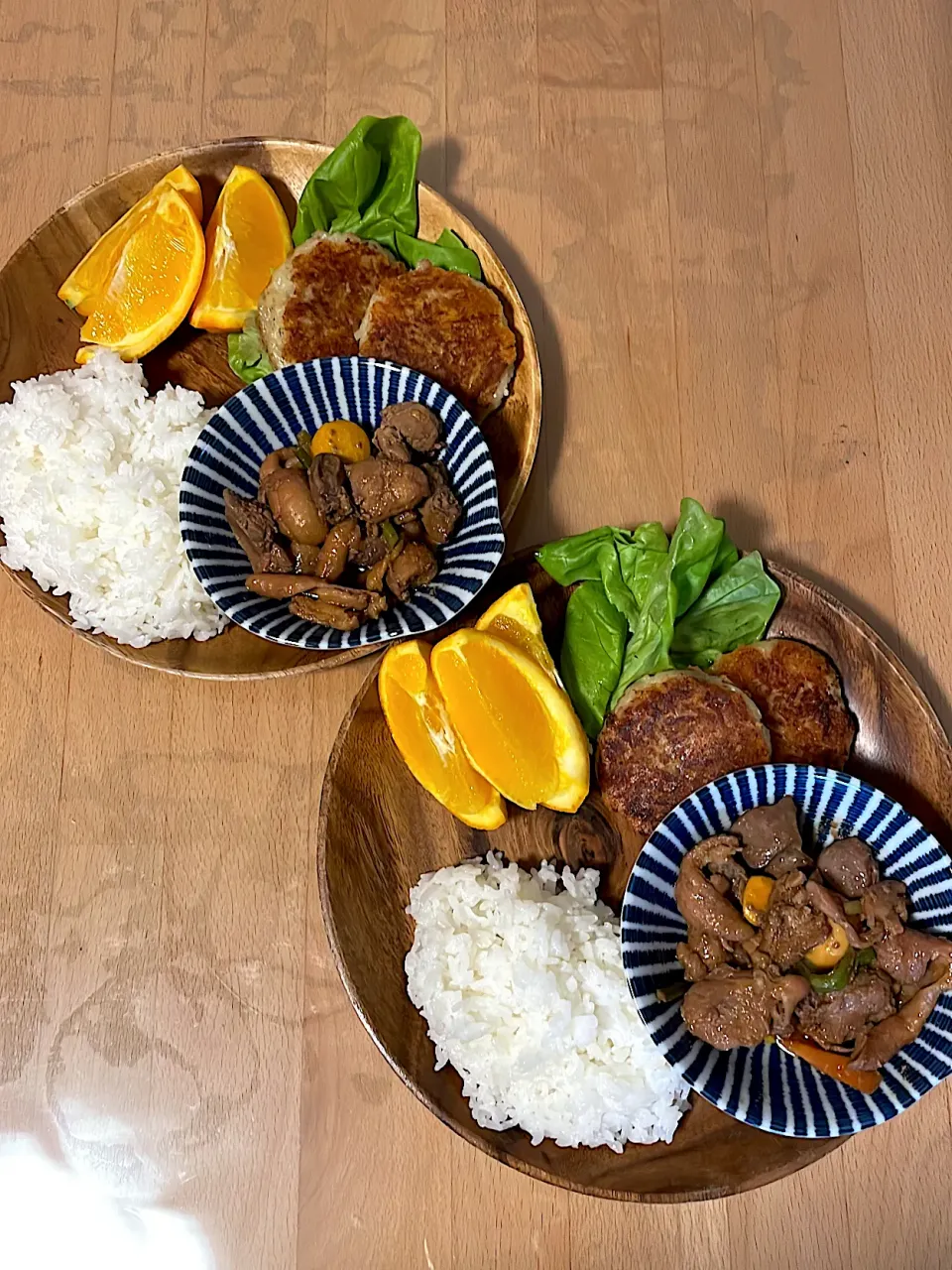 芋チーズ焼き　ホルモン焼き　オレンジ|そのみさん