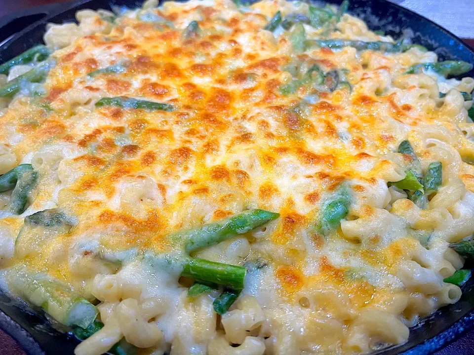 Mac & Cheese Casserole with asparagus|Laki Maikaʻiさん