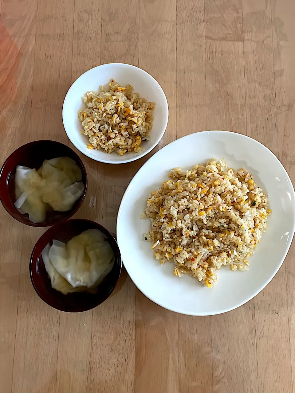 ワンタンスープ　炒飯|そのみさん