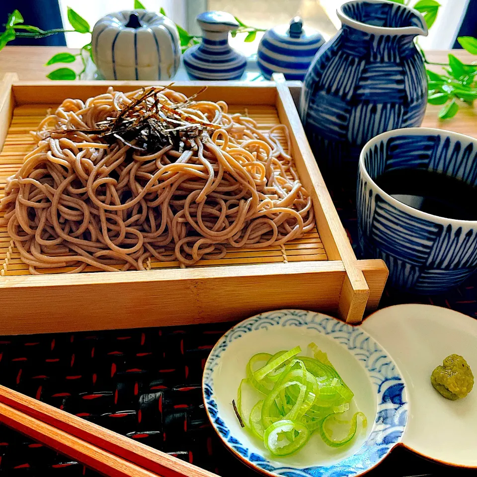 かき揚げそばだけじゃ足りなくて　　　　"ざる蕎麦"も😙|Sの食卓さん