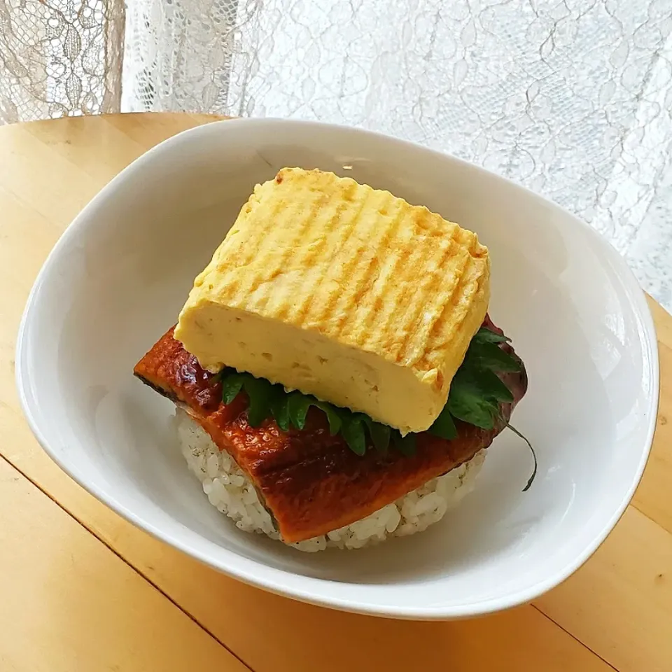 鰻玉おむすび丼|mi_neneco♪さん