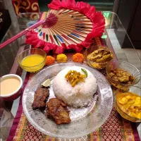 Snapdishの料理写真:Celebration of Bengali new year with various items!!🌸🏵️|Lostsoulさん