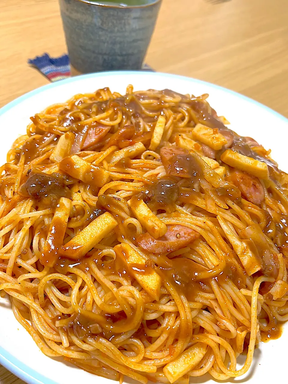 タケノコ入りナポリタン🍝|こうさん