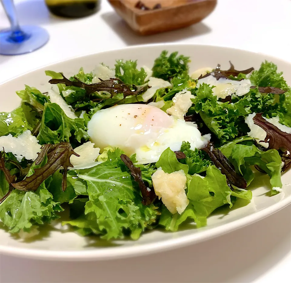 新鮮なお野菜とパルミジャーノのサラダ🥗|chibiさん