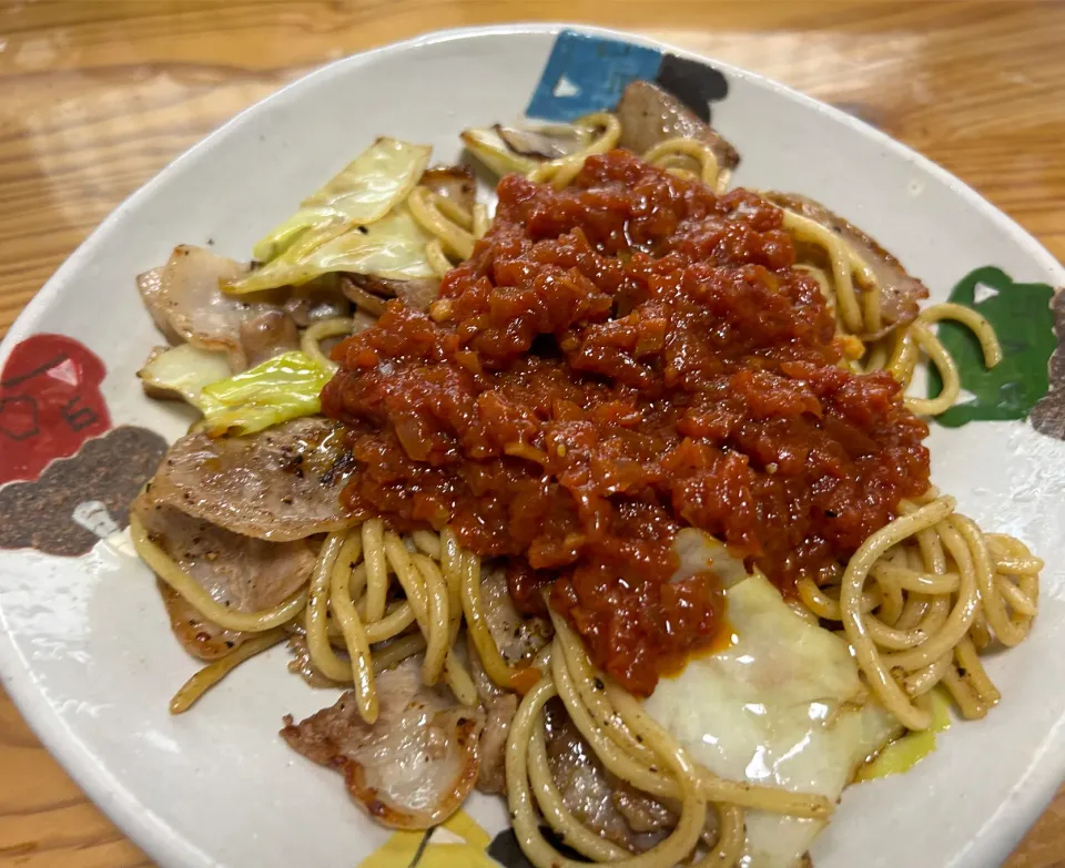 Snapdishの料理写真:新潟名物『イタリアン焼きそば🍅🍝』|buhizouさん