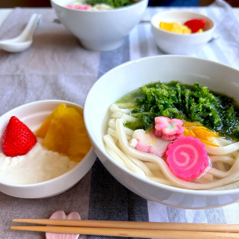 あおさ薫るうどん|はるち- ̗̀ ☺︎  ̖́-さん