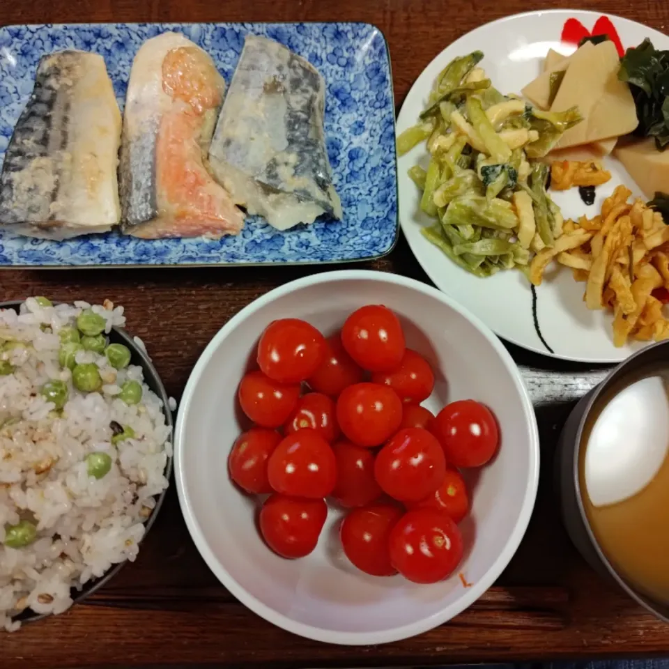 夕飯は豆ご飯|アクちゃんさん