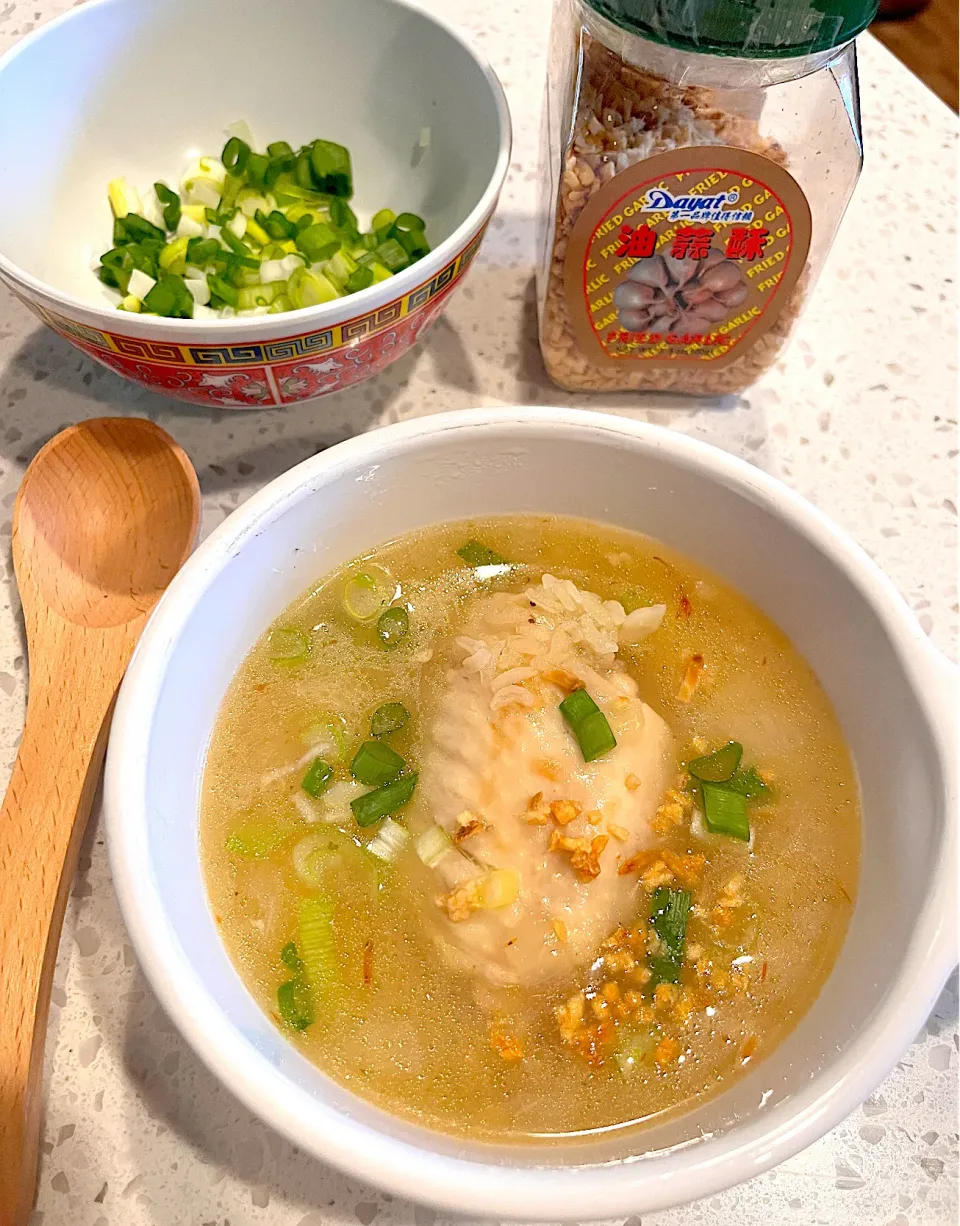 Chicken arrozcaldo / ricechicken soup/ congee|🌺IAnneさん