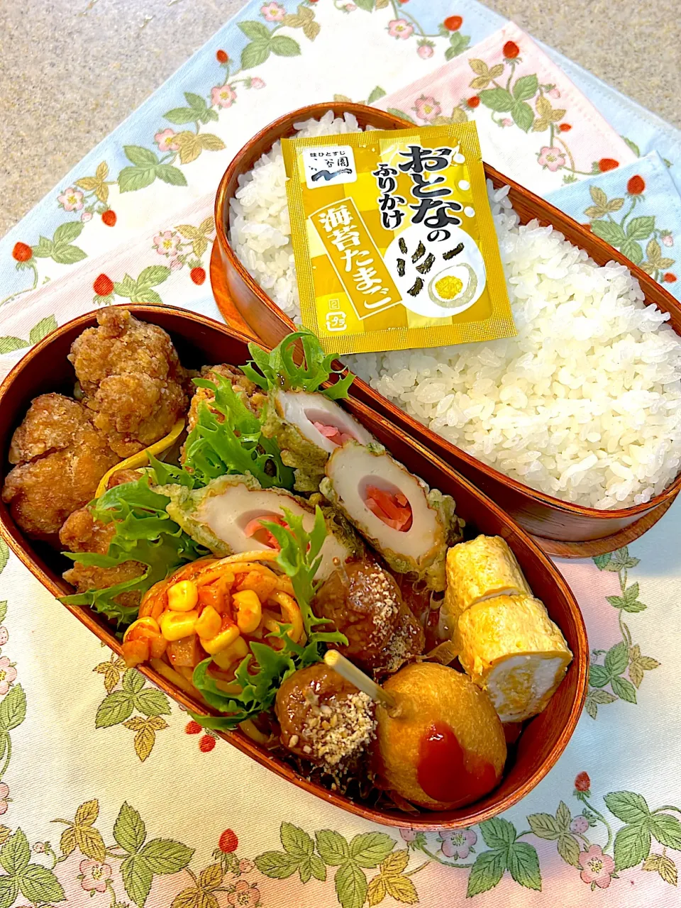 Snapdishの料理写真:👦🏻朝勤お弁当🍱|ひだまりさん