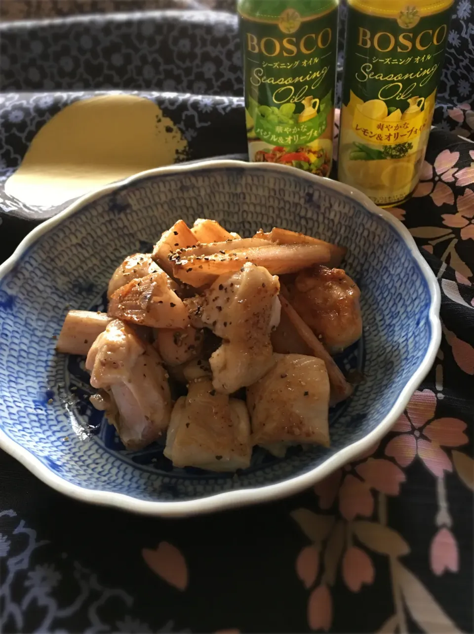 チキンと蓮根のソテー|じゅんじゅんさん