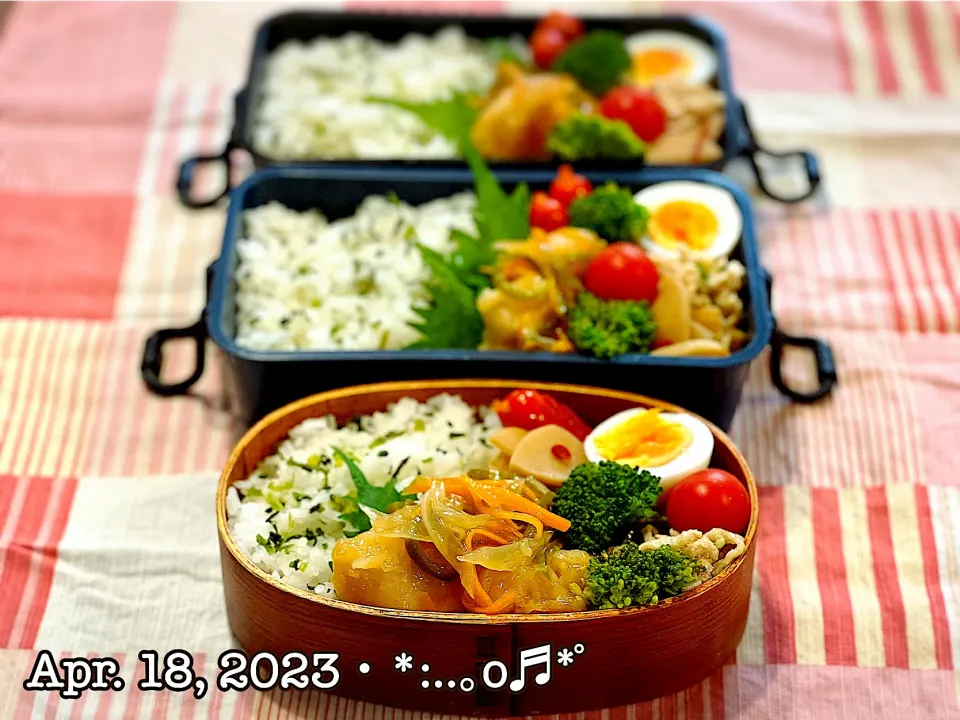 Snapdishの料理写真:2023/04/18お弁当〜♡|いく❤️さん