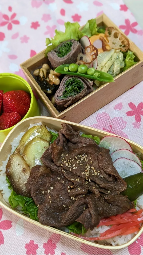 本日のお弁当〜焼肉弁当〜|f.1125beさん