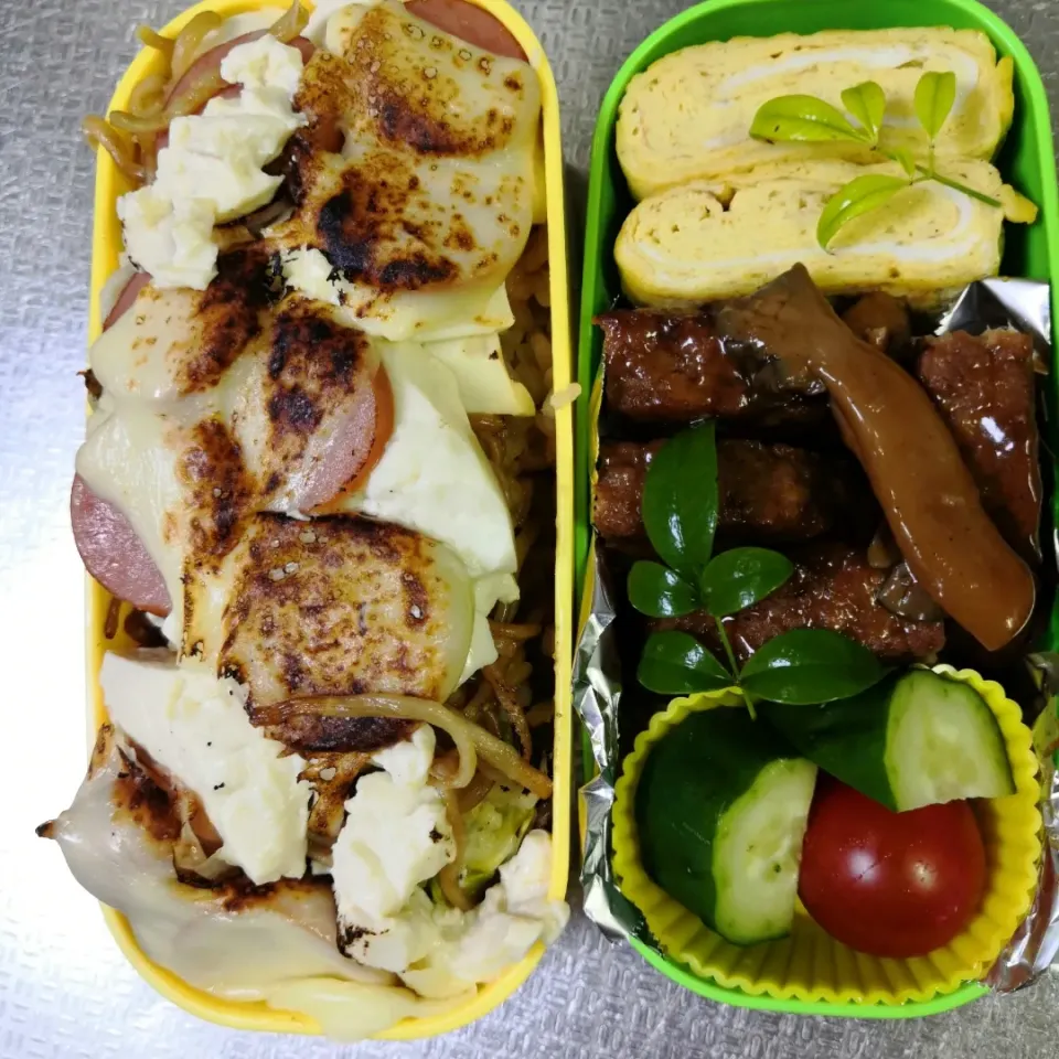 お好みモダン焼きの豆腐チーズドリア|いいひとあっちゃんさん