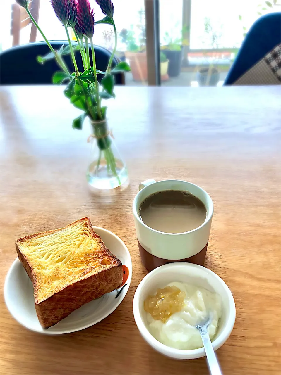 Snapdishの料理写真:珍しく朝ごはん|じゅんさんさん