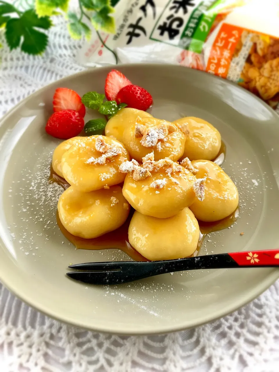 絹ごし豆腐のカラメル餅|スイーツポテトさん