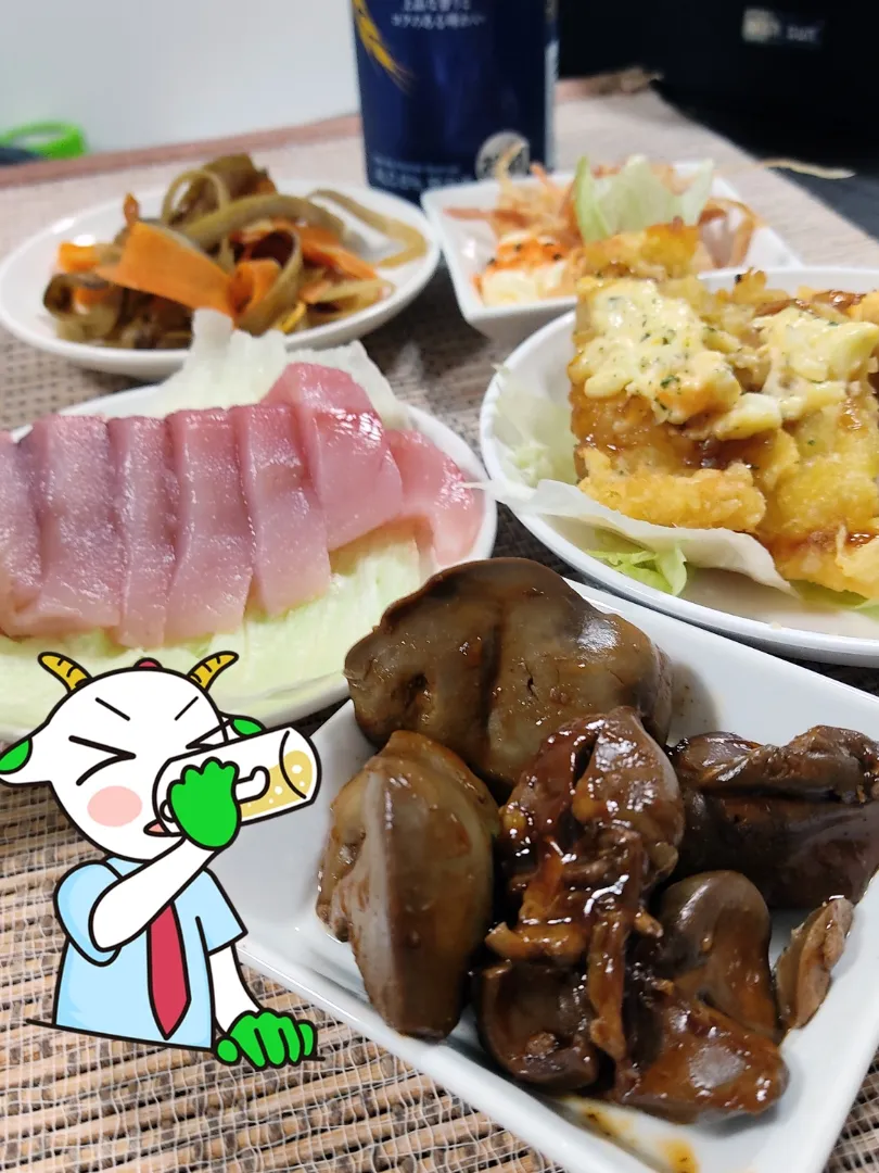 Snapdishの料理写真:1週間ぶりのビールの味|Rピージャーさん