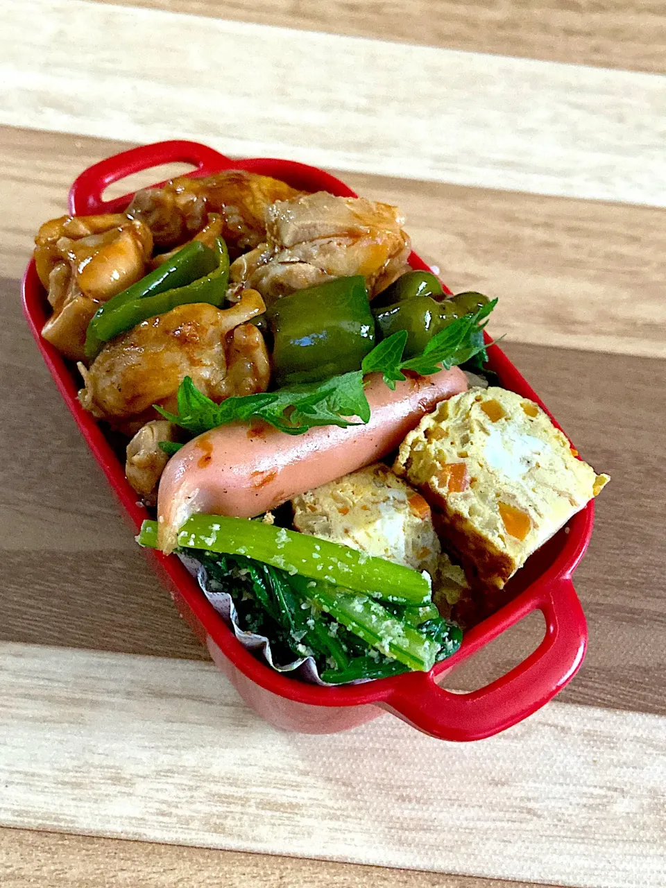 お弁当🍱鶏肉バーベキューソース。|renharuruさん