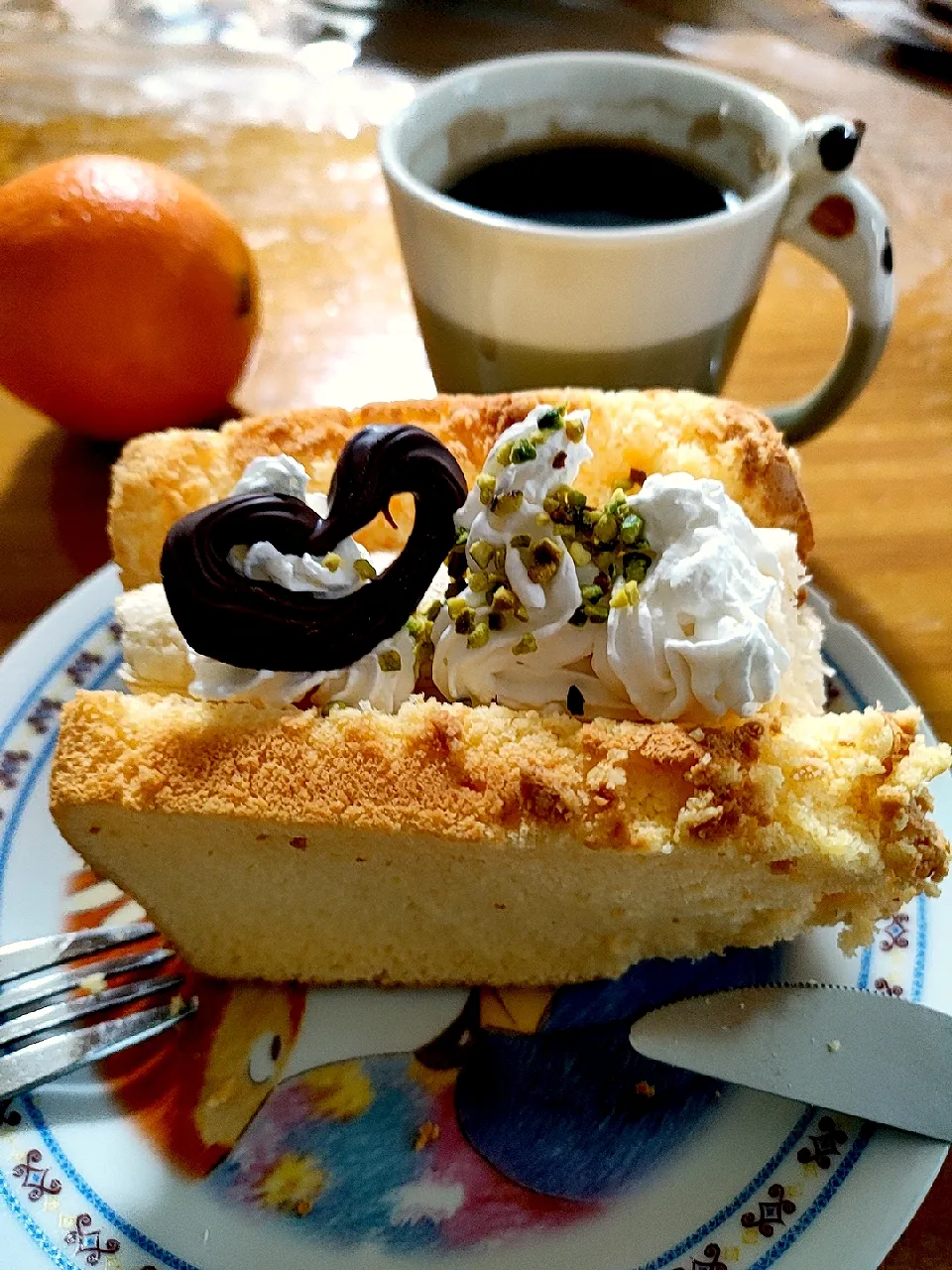 Snapdishの料理写真:チョコバナナシフォンサンド|うさくまさん