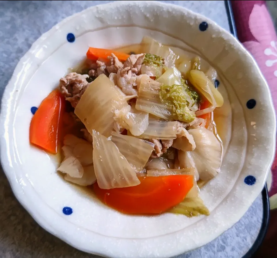 白菜と豚肉の煮物|郁ちゃんさん