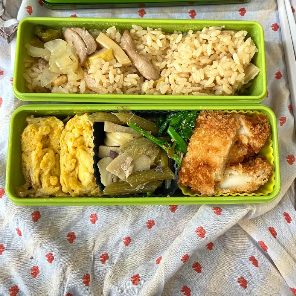 たけのこご飯弁当🌸|めめさん