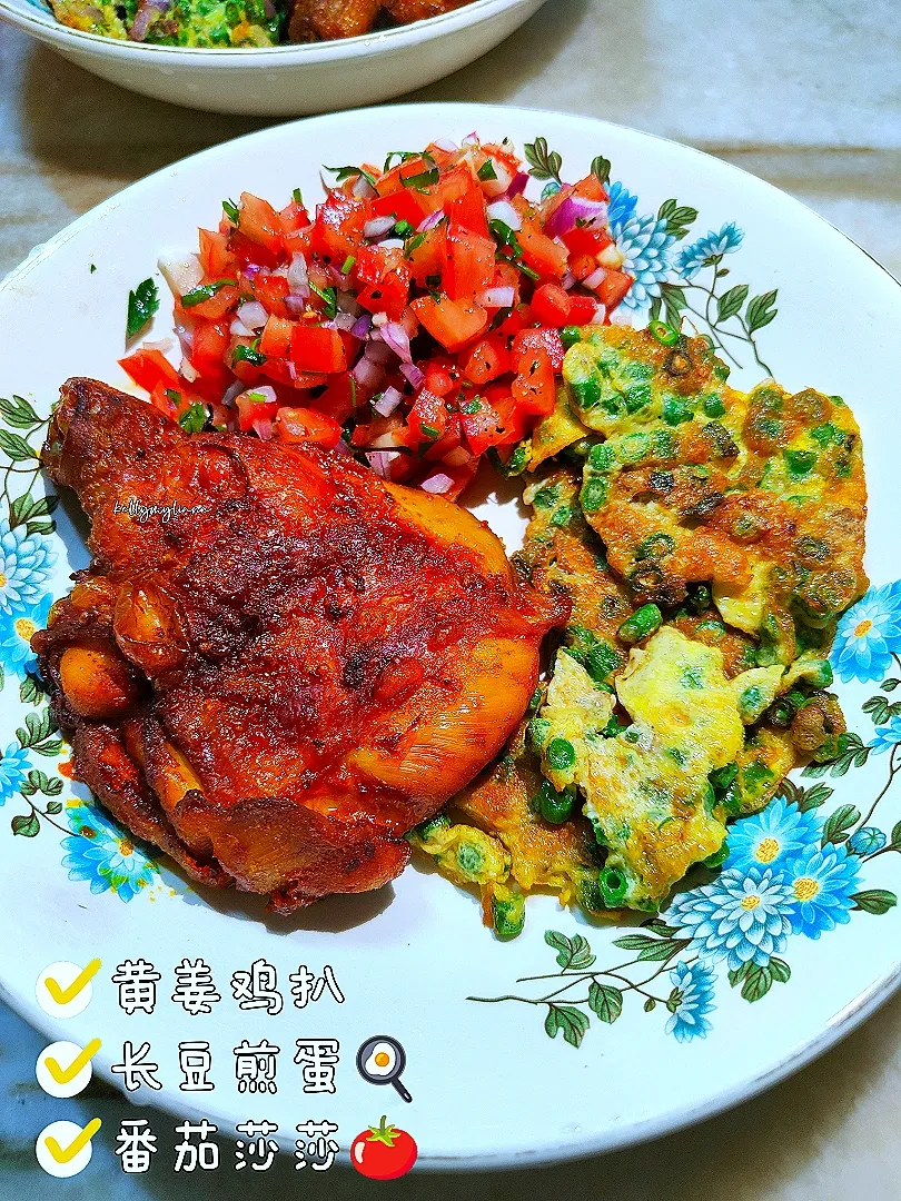 Keto Meal~
Turmeric Chicken Chop
Long Bean Omelette
Pico De Gallo|kellymyliana_tew@yahoo.com.sgさん