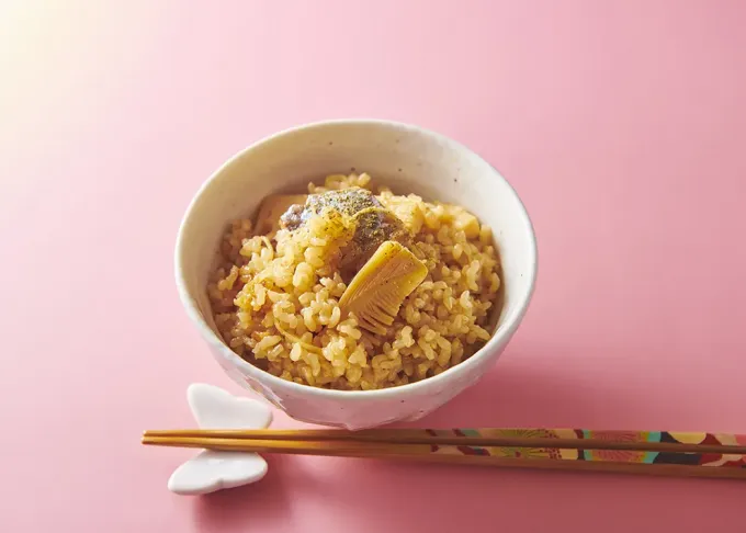 筍とサバ缶の炊き込み玄米ごはん|全農パールライスさん