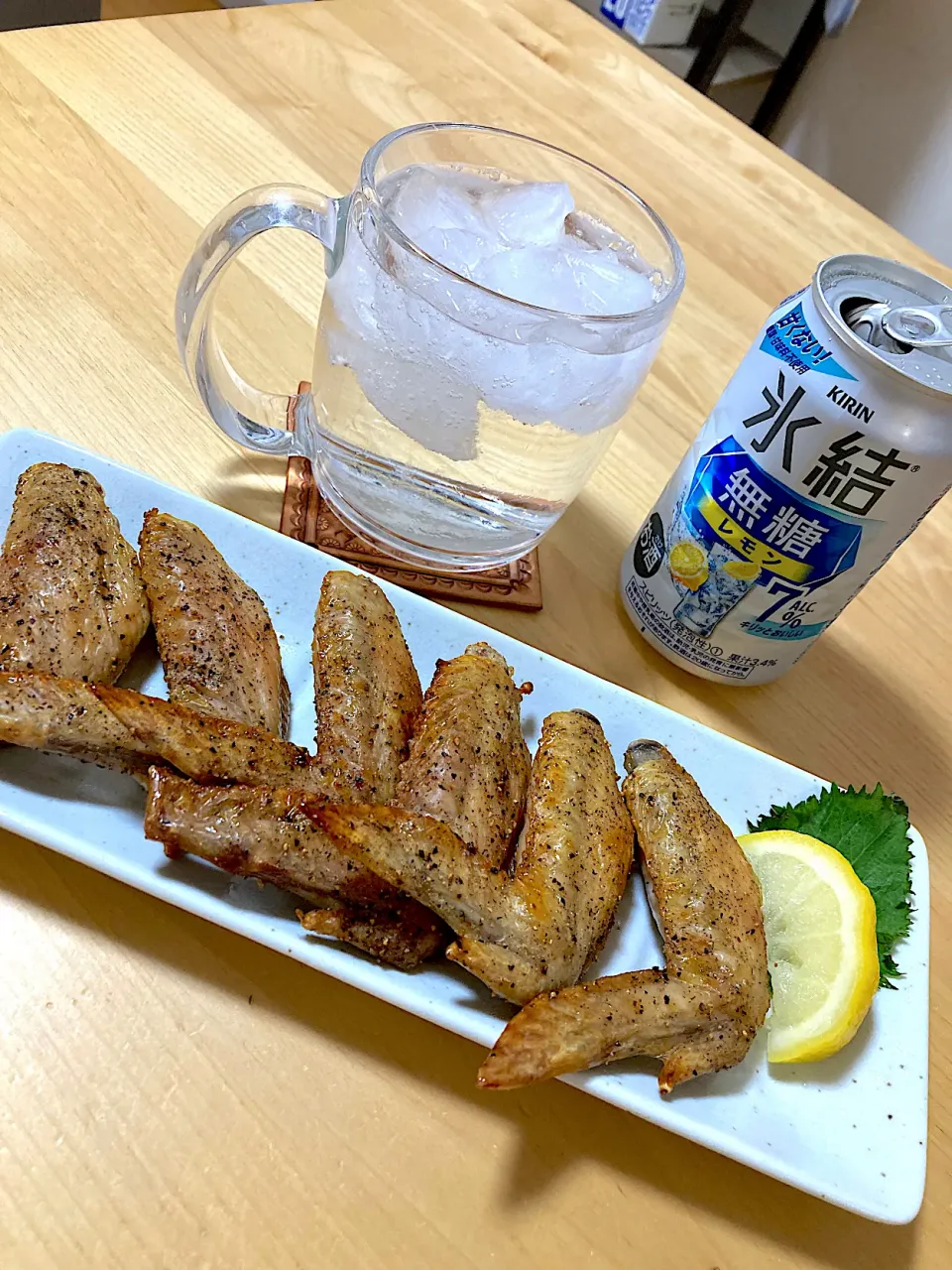 Snapdishの料理写真:手羽先オーブン焼き|namagakiさん