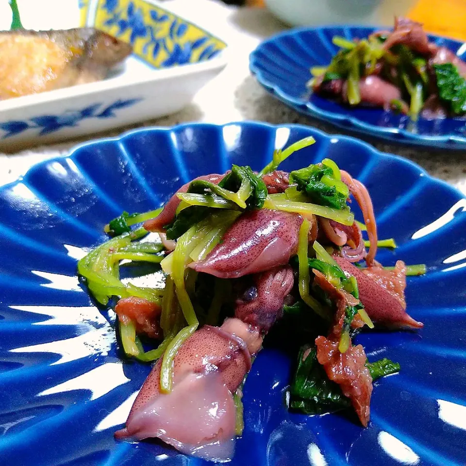 Snapdishの料理写真:古尾谷りかこさんの料理 ほたるいかの香り和え|とまと🍅さん