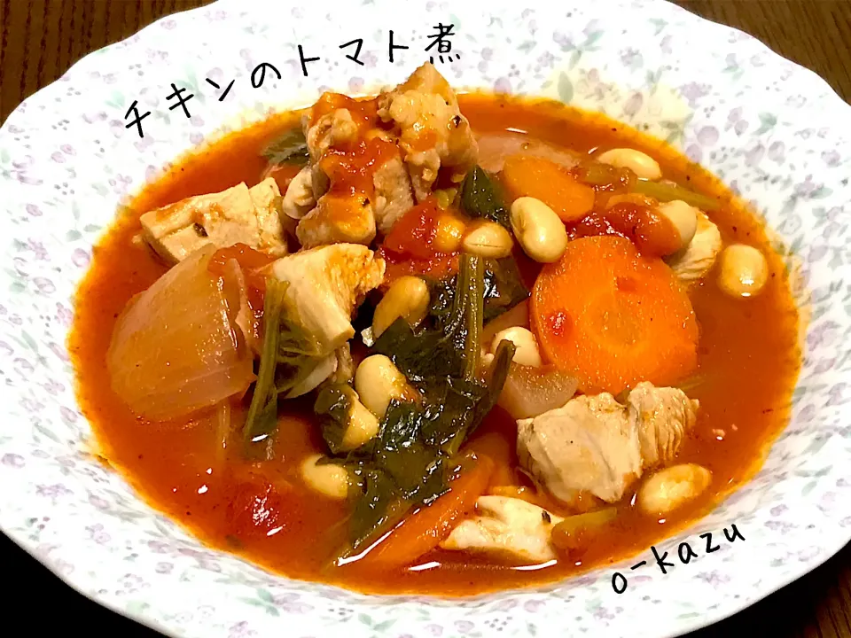 Snapdishの料理写真:チキンのトマト煮|o-kazuさん