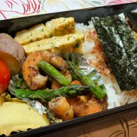 息子弁当|ネコさん