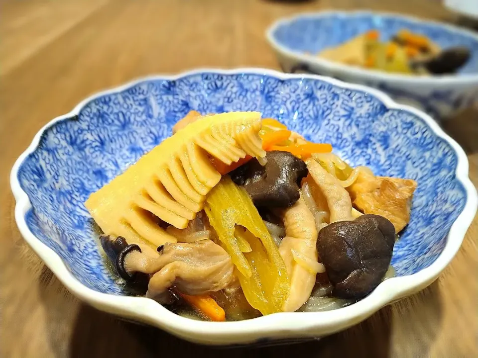 筍とふきの煮物|古尾谷りかこさん