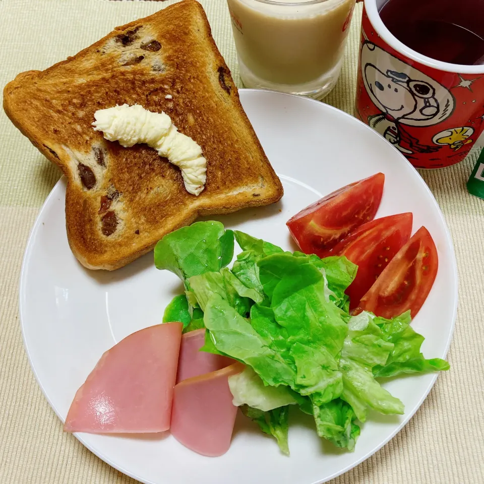 ぶどうパンとサラダ|akkoさん