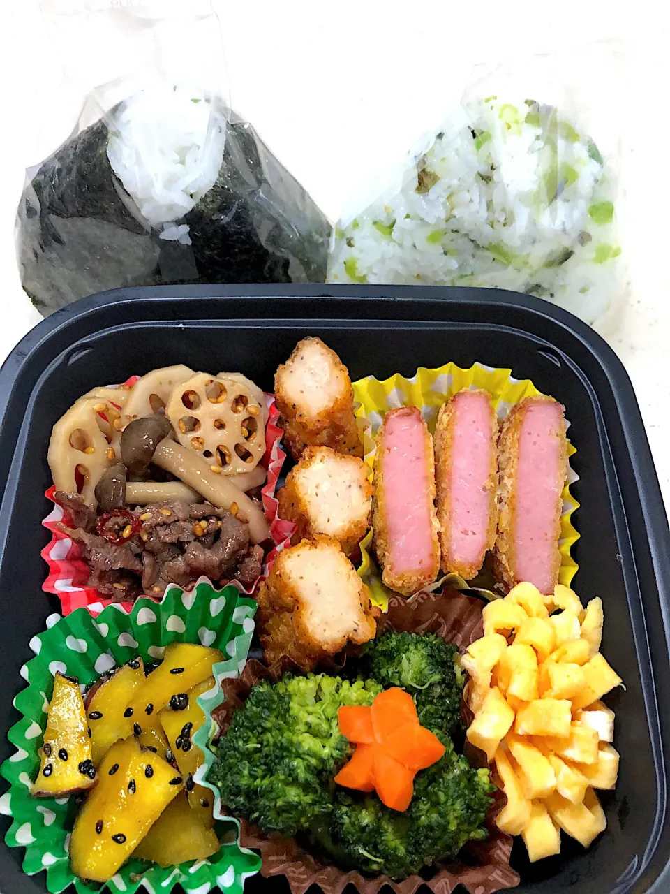 Snapdishの料理写真:ハムカツ弁当|teteさん