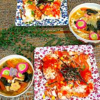 夫婦でおうちご飯¨̮♡︎お昼ご飯