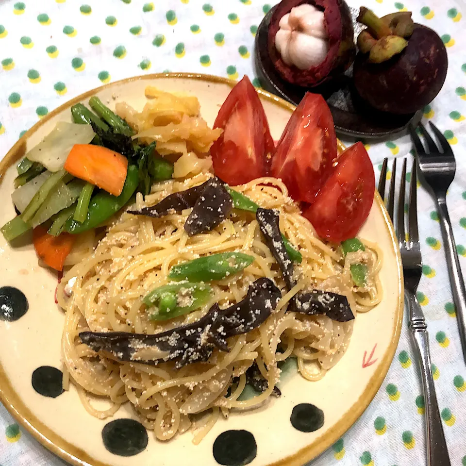 Snapdishの料理写真:やまやの明太子パスタ|Mi-Taさん